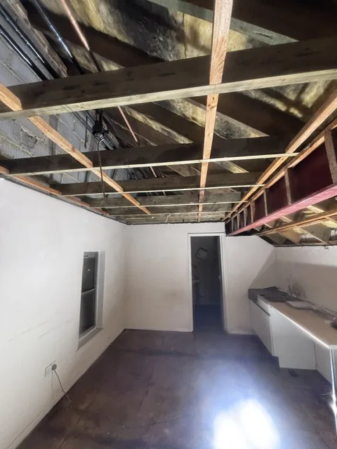 Controlled artex plasterboard strip-out in Hanwell